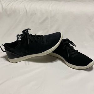 Under Armour suede athletic shoes size 8